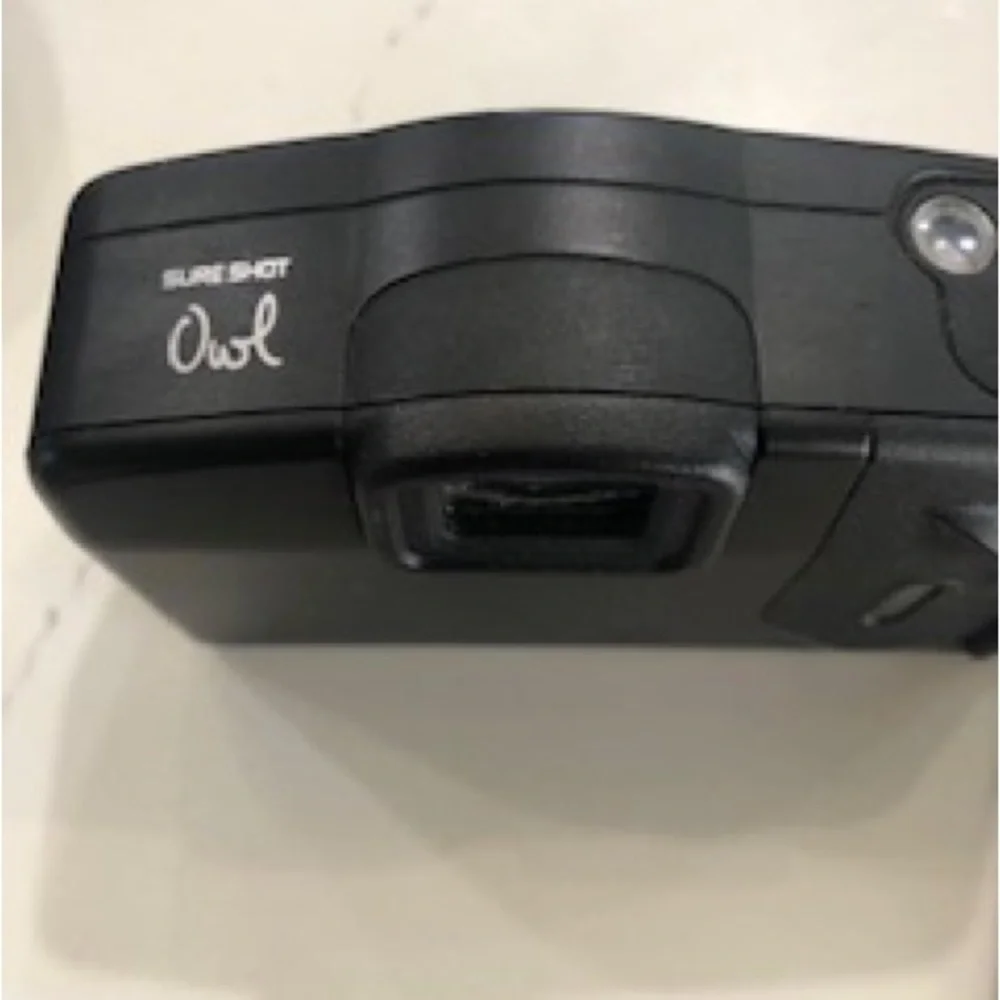 Canon Marlboro Sure Shot Owl Date 35mm Point & Shoot Film Camera untested w/case